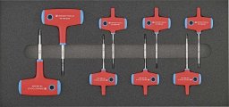 PB Swiss Tools Moduł narzędziowy 2/3 Wkrętaki z rękojeścią poprzeczną do śrub Torx PB Swiss Tools