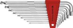 PB Zest.kluczy trzpien.kąt. w uchw.z tworz.sztuczn. 9-częśc. 1,5-10mm Safety końc.kulis. Swiss Tools