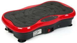 ExtraLink Moonwalk Spin Move Platofrma Wibracyjna do Ćwiczeń Fitness 200W czerwona