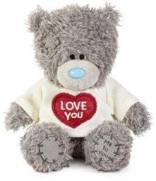 BGtech Miś - Love You w sweterku 11cm