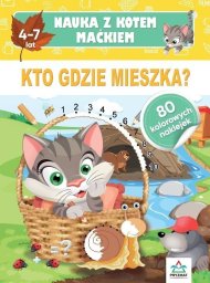 Wydawnictwo Pryzmat Nauka z kotem Maćkiem. Kto gdzie mieszka?