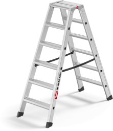 Hailo Hailo Master D100 2x6 Steps Double-Sided Stepladder