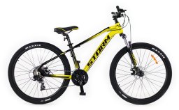 Storm Rower męski MTB Storm Shark 1.0 27,5" żółto-czarny 15"