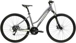 Kross Rower damski crossowy Kross Evado 3.0 28 cali 19 cali szaro-zielony 19"