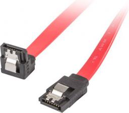 Lanberg SATA - SATA, 0.5m, Czerwony (CA-SASA-13CU-0050-R)