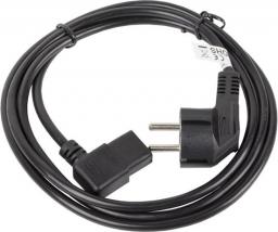 Kabel zasilający Lanberg CEE 7/7 - IEC 320 C13, 1.8m, czarny (CA-C13C-12CC-0018-BK)