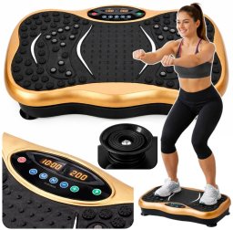 Lean Platforma Wibracyjna Fitness Do Ćwiczeń Treningu Bluetooth Głośniki