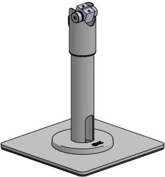 Ergonomic Solutions Ergonomic Solutions Base Plate with SP1 200mm