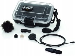 Mikrofon LensGo RDE PinMic mikrofon lavalier Jack 3,5 mm do śpiewania i wideo Czarny