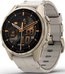 Zegarek sportowy Garmin Fenix 8 AMOLED - 43 mm Beżowy (010-02903-40)