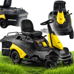 Traktor ogrodowy Heckermann Traktorek ogrodowy spalinowy kosiarka  6kM Heckermann Select 66cm SVTR66 z koszem 150L