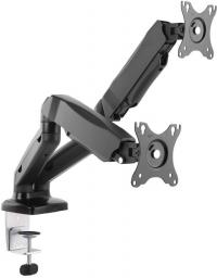 Uchwyt biurkowy na 2 monitory 13" - 27" L-16GD (RAMM L-16GD)