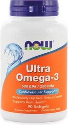 NOW Foods Ultra Omega 3 90 kapsułek