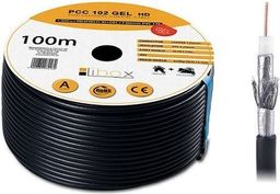 Kabel Libox Antenowy (F) 100m czarny (PCC102/100)