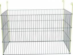 Zolux Zagroda metalowa, prostokątna dla gryzoni szara 101x60x61