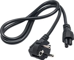Kabel zasilający Akyga Kabel zasilający do notebooka 1m koniczynka IEC C5 250V/50Hz (AK-NB-08A)