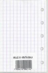 Antra Wkład do organizera M Kratka biała (270087)