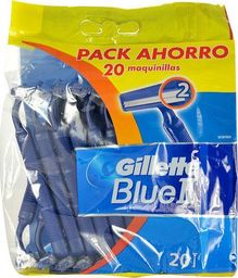 Gillette Maszynki do golenia Blue II M 20 sztuk