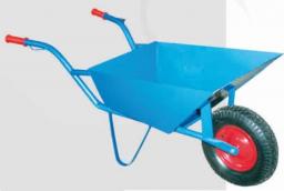 AWTools Taczka budowlana 85 L niebieska
