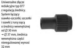 Invest redukcja z regulowaną średnicą 30mm-37mm