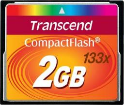 Karta Transcend 133x Compact Flash 2 GB (TS2GCF133)