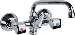 Bateria umywalkowa KFA Standard ścienna chrom (300-319-00)