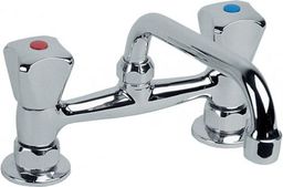 Bateria umywalkowa KFA Standard stojąca chrom (301-310-00)