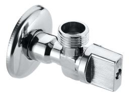 KFA Zawór kątowy z motylkiem 1/2"x3/4"  (707-020-20)