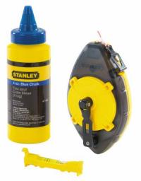 Stanley Sznur traserski PowerWinder 30m + kreda 115g + poziomica sznurkowa (47-465)