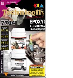Technicqll Pasta epoksydowa aluminiowa Super Metal 4 7704 80g (E-020)