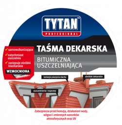 Tytan Taśma uszczelniająca dekarska srebrna 15cm 10m srebrna