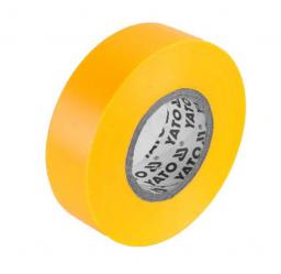 Yato Taśma elektroizolacyjna 19x0,13mm 20m PVC, izolacja-max 40kV żółta - YT-81654