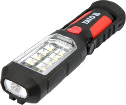 Yato Latarka diodowa warsztatowa 8+1 LED 2w1 magnetyczna 3xAA (YT-08513)