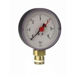 Afriso Manometr grzewczy RF 63 AX Ø=63mm 0-2,5bar 1/4" Kl. 2,5 - 63511