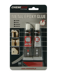 Chemistik Klej dwuskładnikowy epoksydowy METAL EPOXY GLUE 5min. 40g