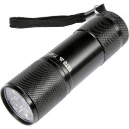 Latarka Yato Latarka aluminiowa 9 LED czarna - YT-08570