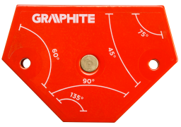 Graphite Spawalniczy kątownik magnetyczny 64x95x14mm 11,4kg - 56H904