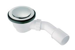 Syfon McAlpine Syfon brodzikowy z korkiem klik-klak 90mm chrom (HC27CLCP)