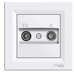 Schneider Electric Gniazdo antenowe RTV końcowe 1dB białe - EPH3300121