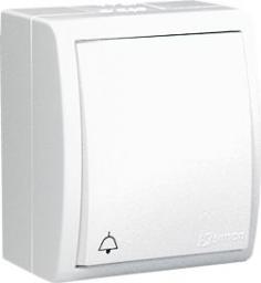 Kontakt-Simon Przycisk dzwonek IP54 Aquarius biały - AQD1/11