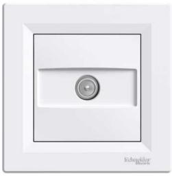 Schneider Electric Gniazdo antenowe ASFORA TV końcowe 1dB białe - EPH3200121