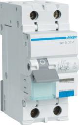Hager Wyłącznik różnicowo-nadprądowy 1+N 16A B 0,03A AC ADC916D