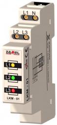Zamel Wskaźnik zasilania LKM-01-10 1P 230V 2,8mA LKM-01-40