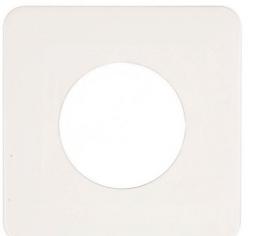 Zamel Osłona ściany pojedyncza OSX-910 biała OSX-910-BIA