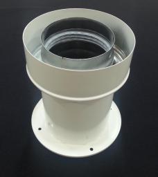 Krzys-Pol Adapter prosty biały do kotła IMMERGAS DN 60/100 powietrzno-spalinowy do kotłów kondensacyjnych - SKKMAKIM60100