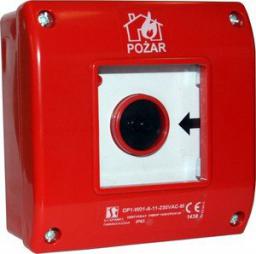 Spamel Ostrzegacz pożarowy N/T 1N O+1NC młoteczek - OP1-W01-A11-M