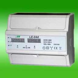 F&F Licznik energii elektrycznej 3-fazowy 100A 230/400V z wyświetlaczem LCD LE-04d