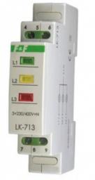 F&F Lampka modułowa 3-fazowa 3x230V+N żółta czerwona zielona LK-713K