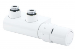 Danfoss Zestaw do regulacji grzejników łazienkowych VHX-Duo biały (013G4281)