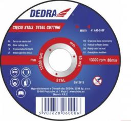 Dedra Tarcza do cięcia stali Typ 41 125x2,5x22,2mm F13023